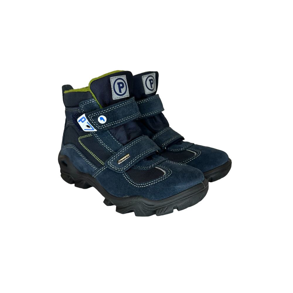 Primigi Boys Blue Winter Snow Boots Waterproof Hiking Size 3.5 NEW - Picture 12 of 16